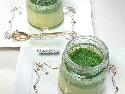 【簡単でヘルシー】みりんで♪ほうれん草プリン